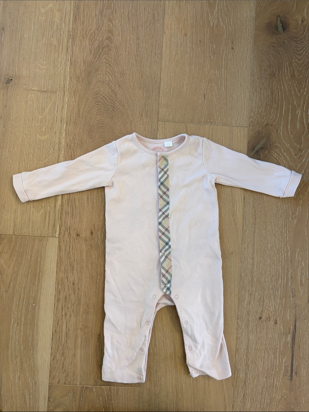 Burberry baby girl one piece romper size 6 months